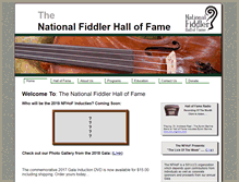 Tablet Screenshot of nationalfiddlerhalloffame.org